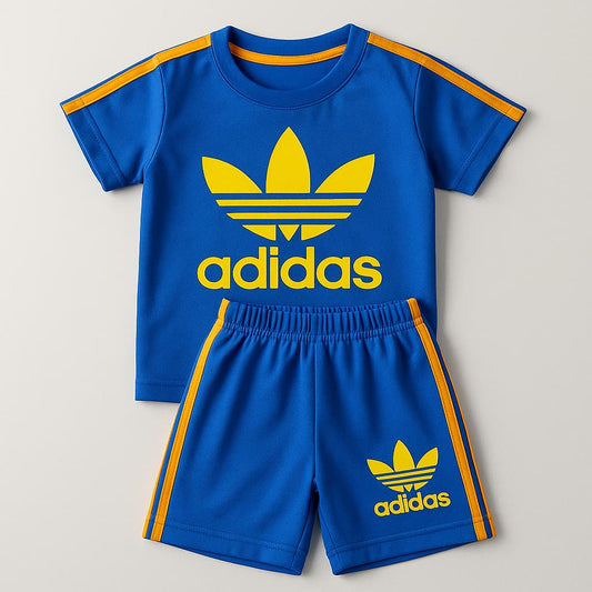 Bolt Stripe Set (Royal blue & Yellow)