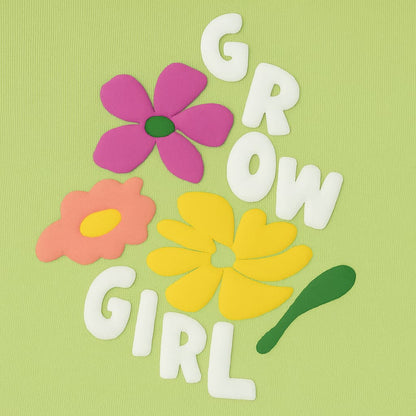 Puff Petals green Frock