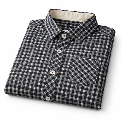 Classic Black Check casual Shirt