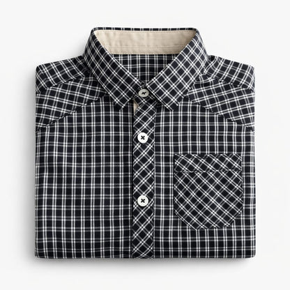 Classic Black Check casual Shirt