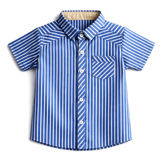 Sky Stripe Buddy Casual Shirt