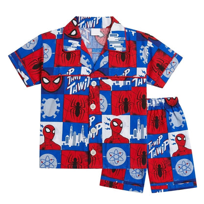 Web Hero Kids Cotton Night Suit Set