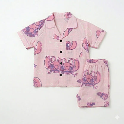 Sweet Stitch Dreams Night Suit