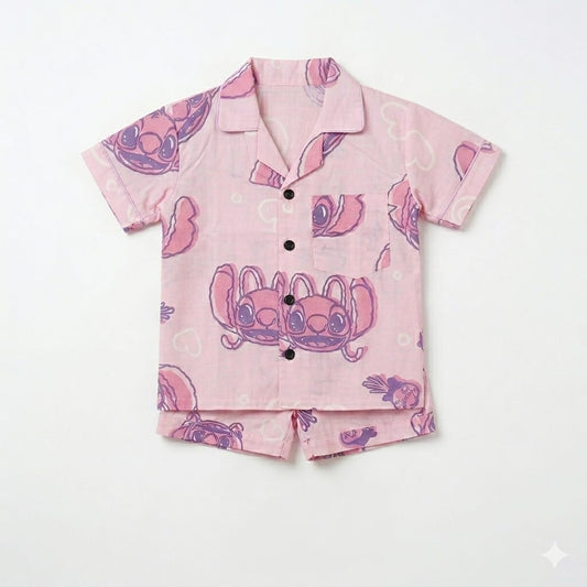 Sweet Stitch Dreams Night Suit