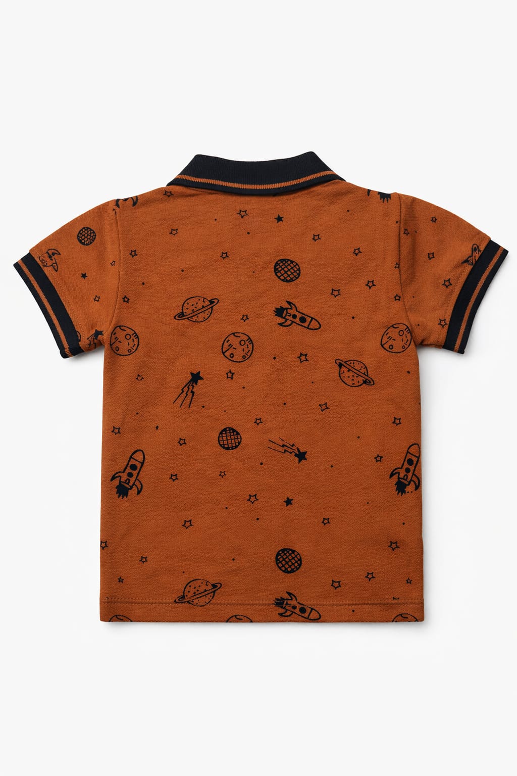 Cosmic Rust Pique Polo Shirt