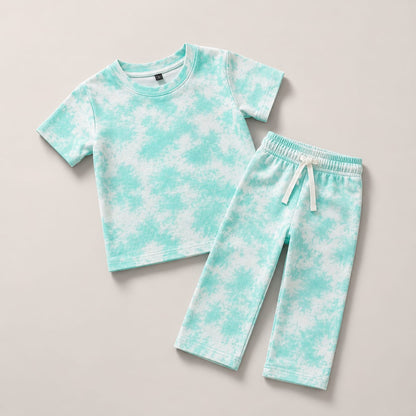Mint Cloud Tie n dye Co-ord Set