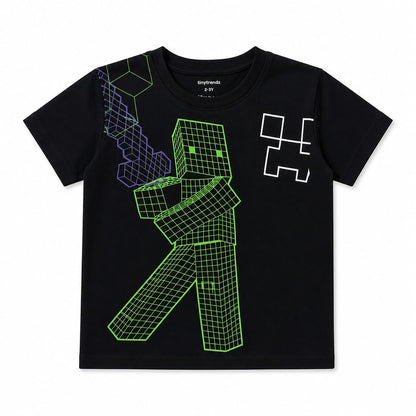 Pixel Explorer Boys Summer Tee & Shorts Set