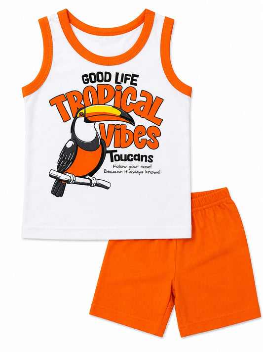Tropical Toucan Boys Summer Co-ord Set