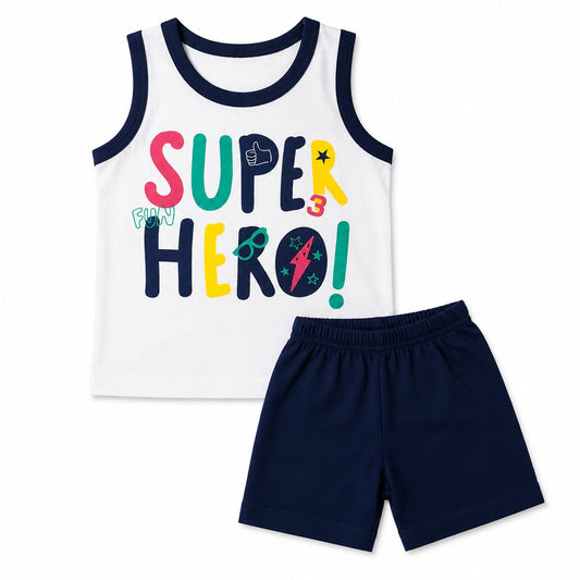 Super Hero Boys Summer Co-ord Set