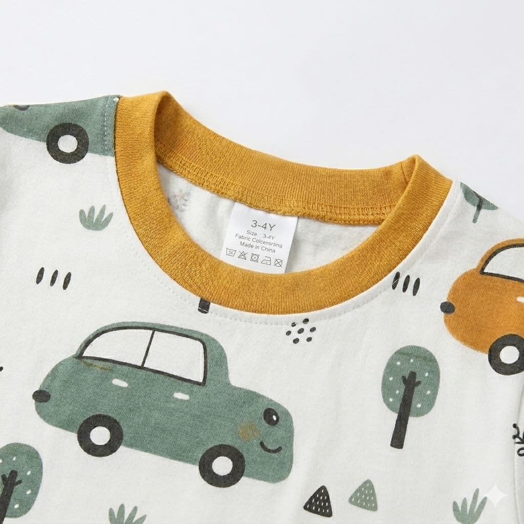TinyTrendz Beep Beep Buddies Co-ord Set