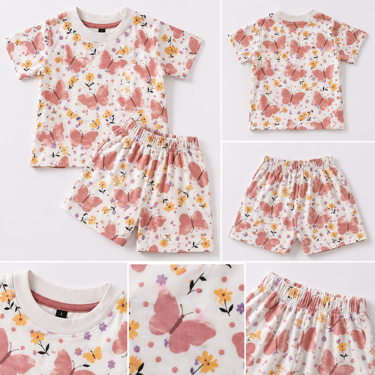 TinyTrendz Flutter Bloom Co-ord Set 🦋🌸