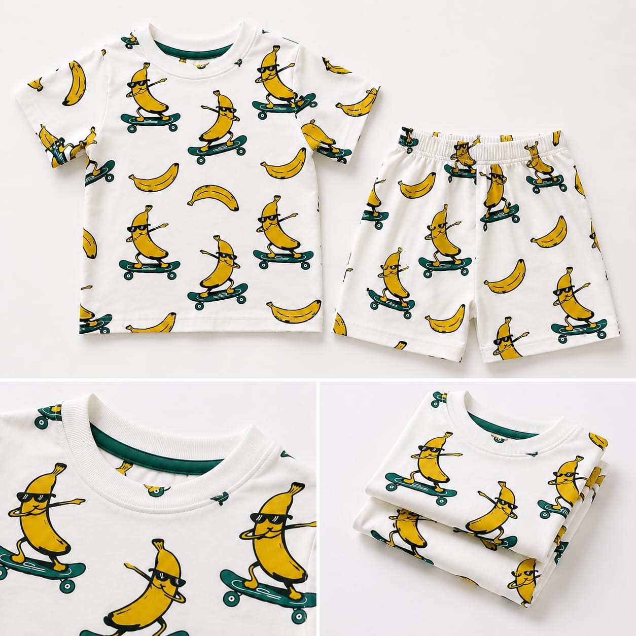 TinyTrendz Go Bananas Co-ord Set 🍌🛹