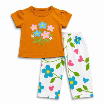 Bloom Garden Girls Floral Co-ord Set