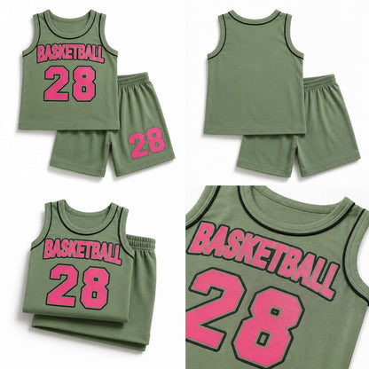 Basketball 28 Kids Shirt & Shorts Set