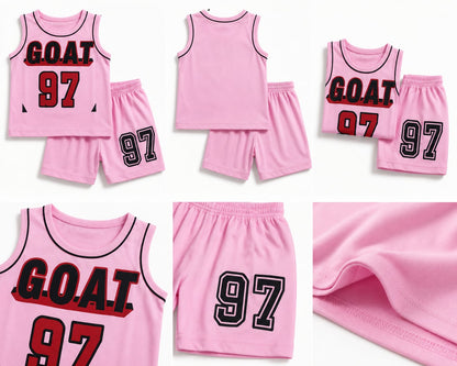 G.O.A.T. 97 Kids Shirt & Shorts Set