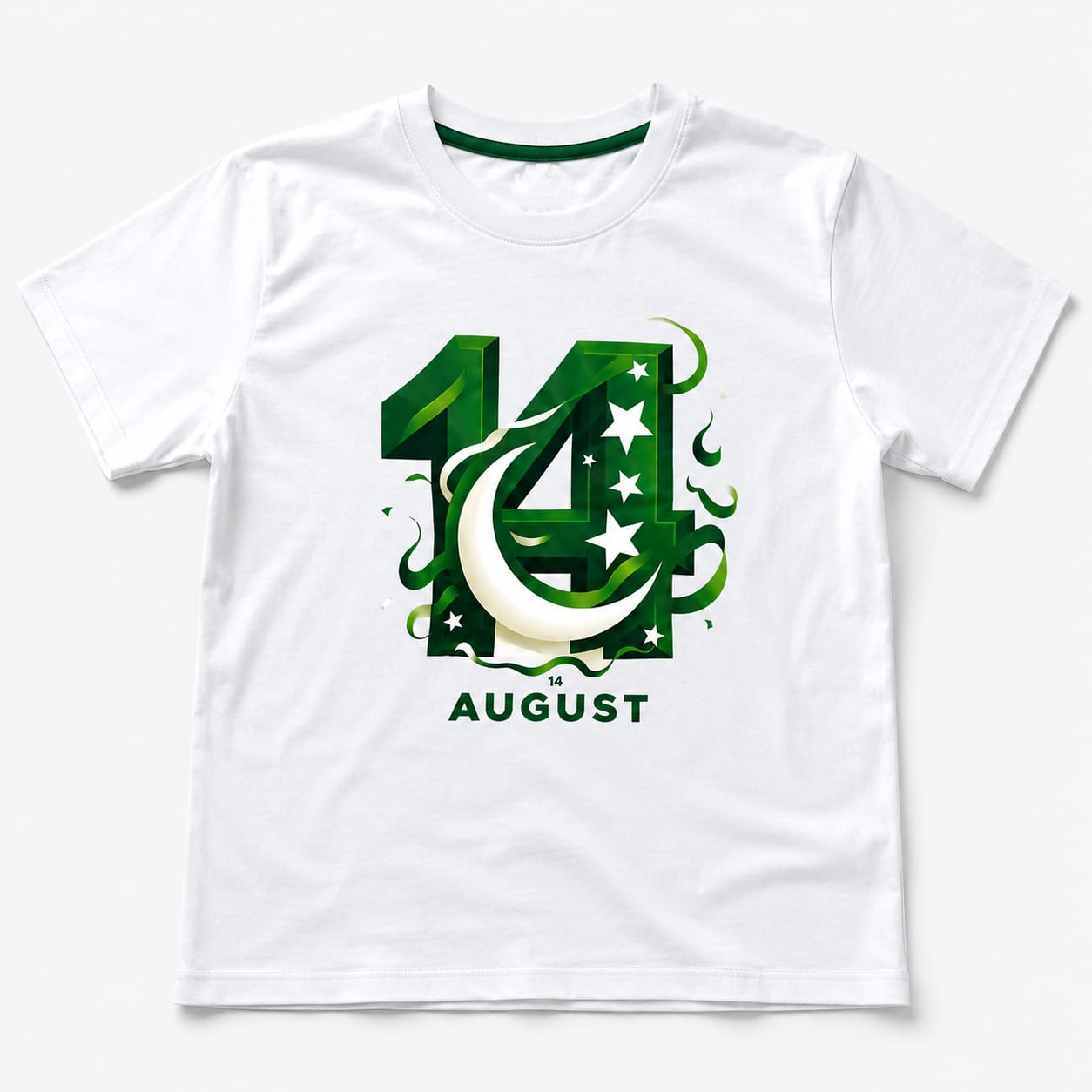 Limited Edition 14 August Crescent Kids T-Shirt – Pakistan Independence Day