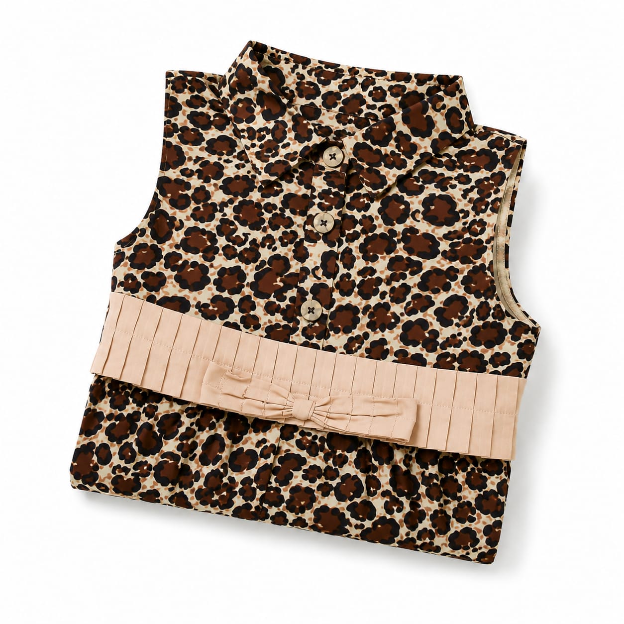 Wild Luxe Girls Leopard Print Party Dress