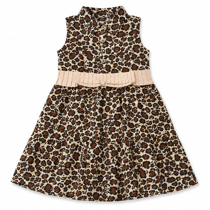Wild Luxe Girls Leopard Print Party Dress
