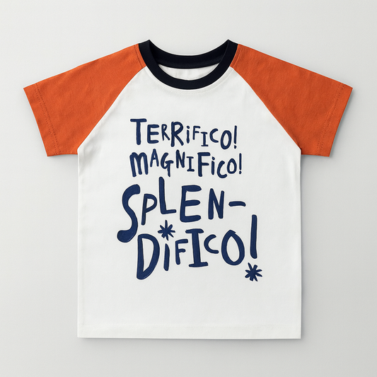 Terrifico Kids Raglan T-shirt