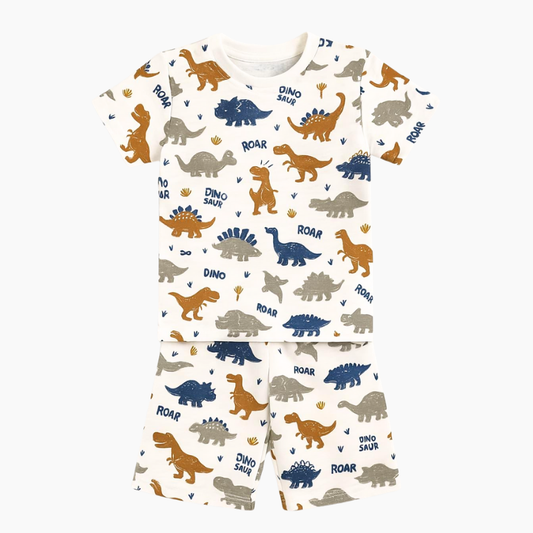 Dino Roar & Explore shirt & shorts set