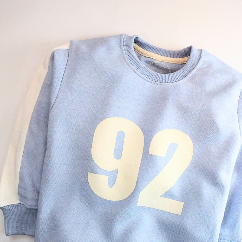 Sky Blue '92' Pajama Set