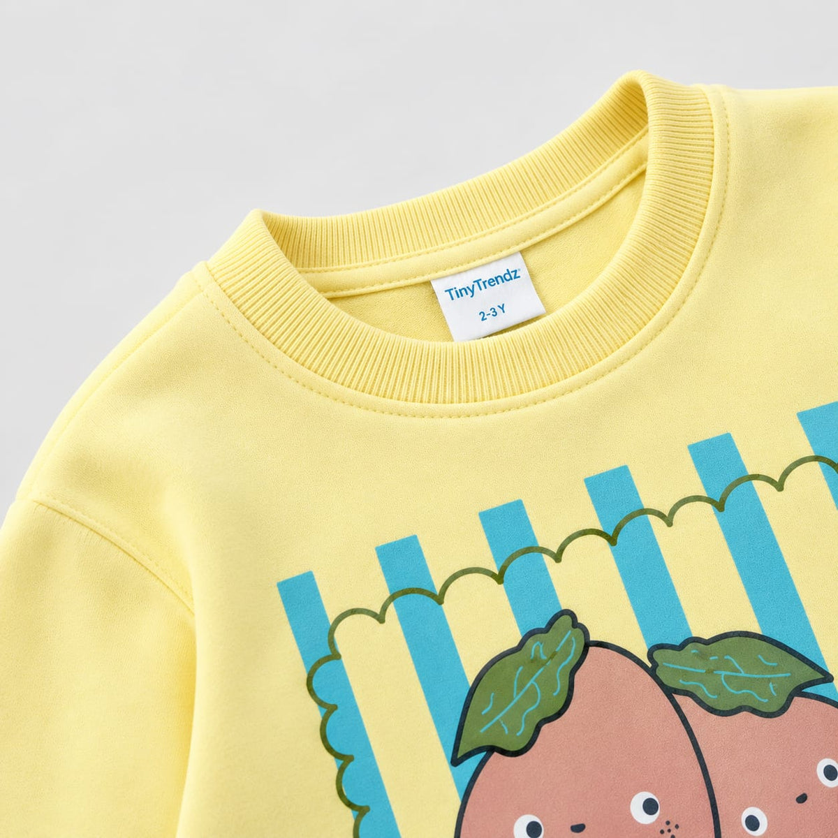 Avocado buddies Fleece Sweatshirt – Soft Butter Yellow Crewneck