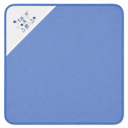 Stars & Stripes Baby Wrapping Sheet – Soft Cotton Receiving Blanket (Blue)