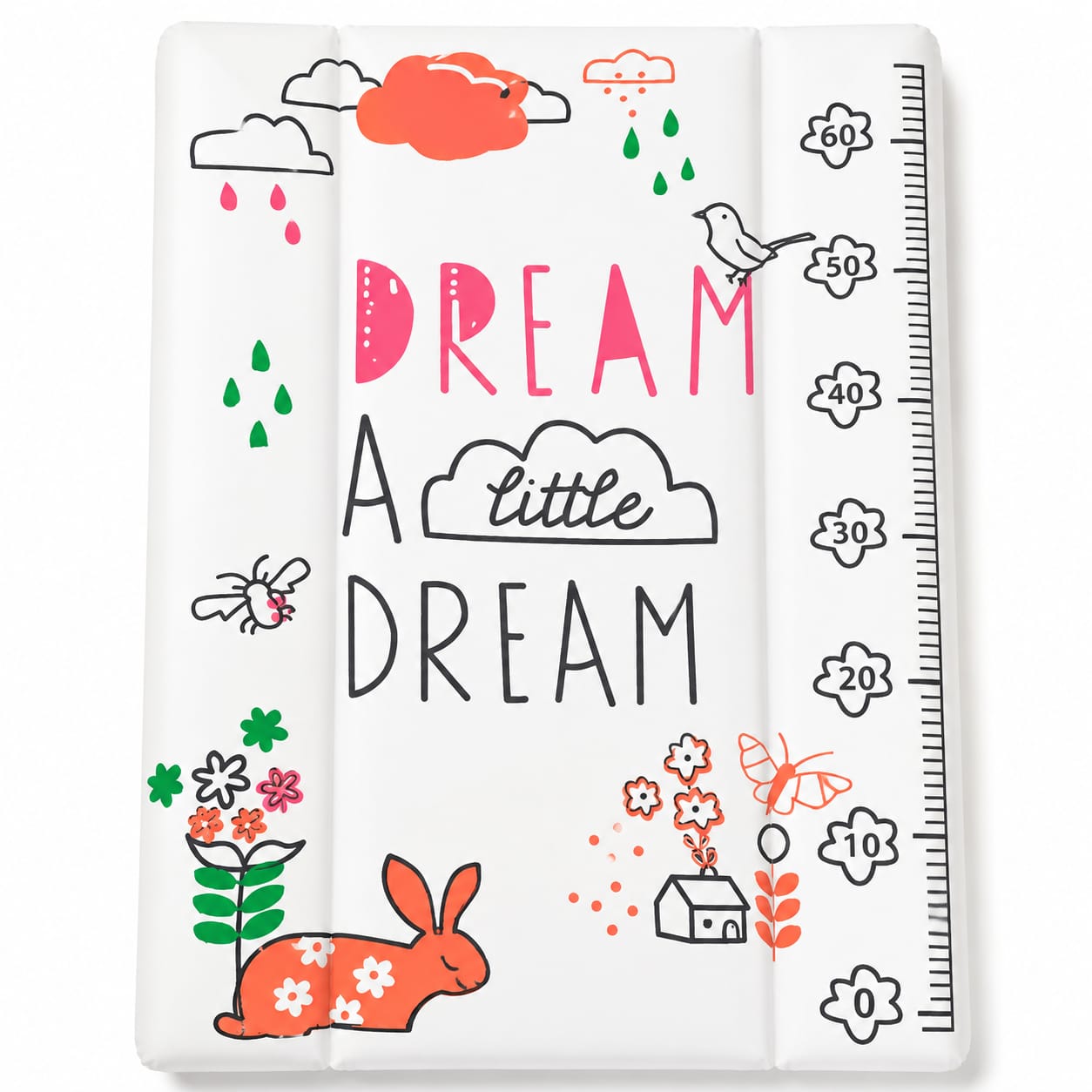Dream A Little Dream Waterproof Baby Bath Mat – Soft Padded Bath Mat