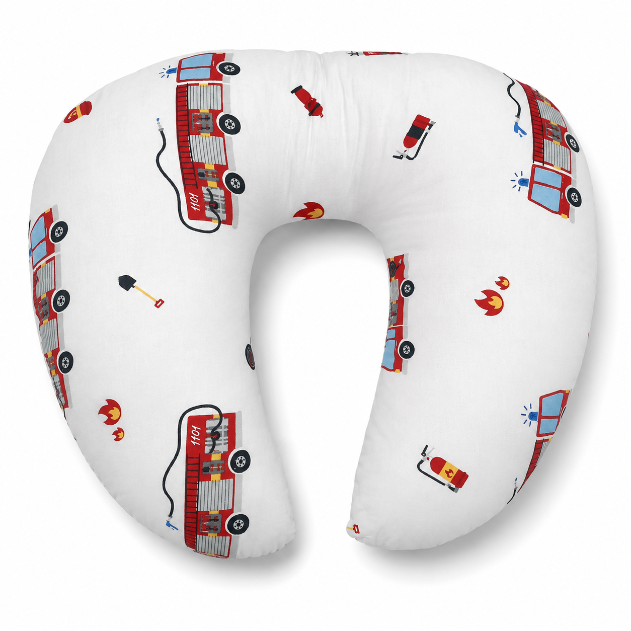 Fire Truck Baby U-Shaped Feeding Pillow