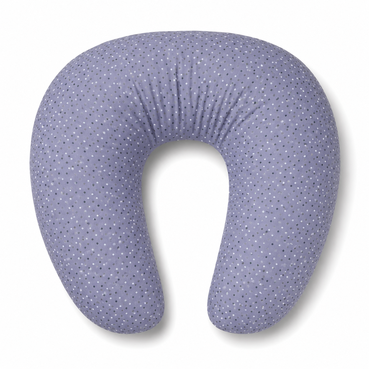 Grey Polka Dot Baby U-Shaped Feeding Pillow