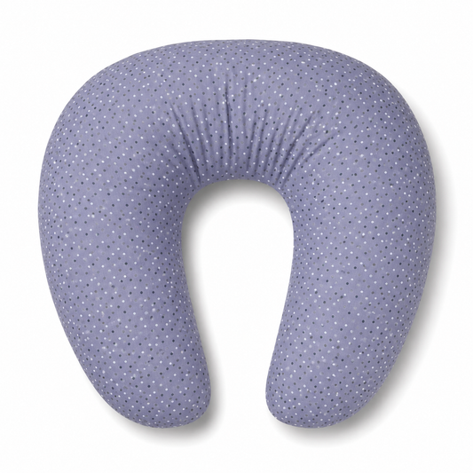 Grey Polka Dot Baby U-Shaped Feeding Pillow