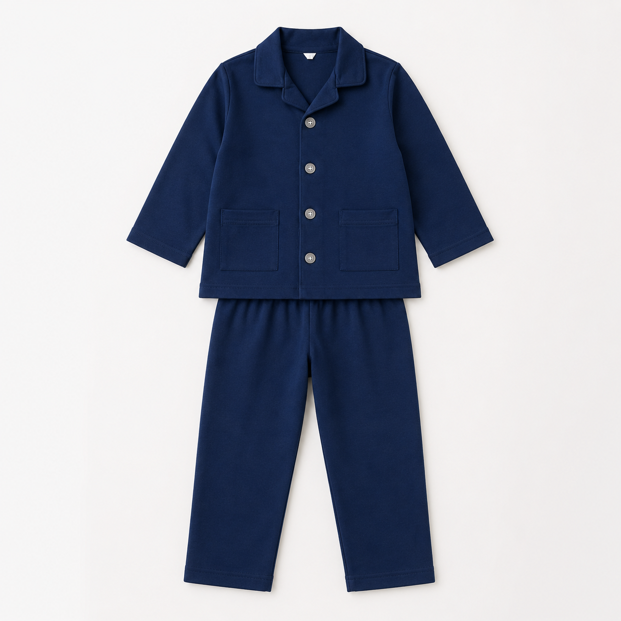 Premium Soft Cotton Night Suit Navy blue