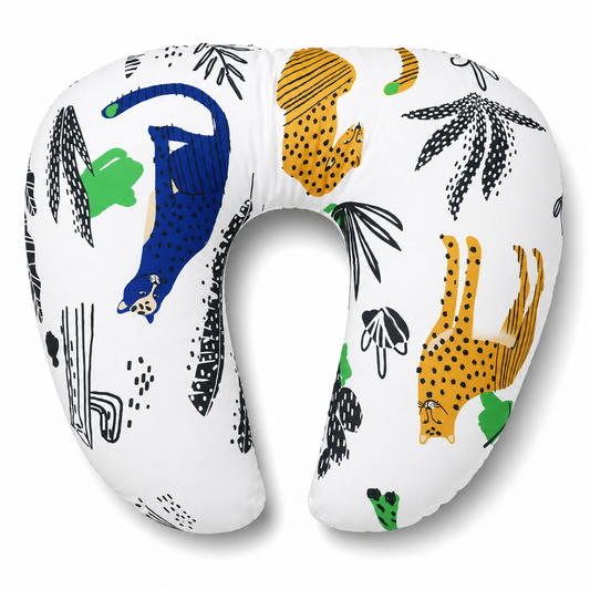 Jungle Cats Baby U-Shaped Feeding Pillow