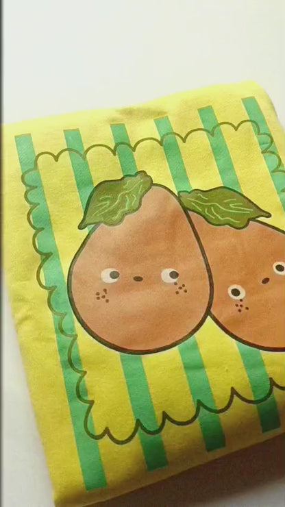 Avocado buddies Fleece Sweatshirt – Soft Butter Yellow Crewneck