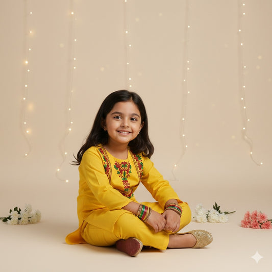 Zard Bahaar (Yellow & Multi Embroidery) 🌼