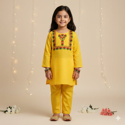 Zard Bahaar (Yellow & Multi Embroidery) 🌼