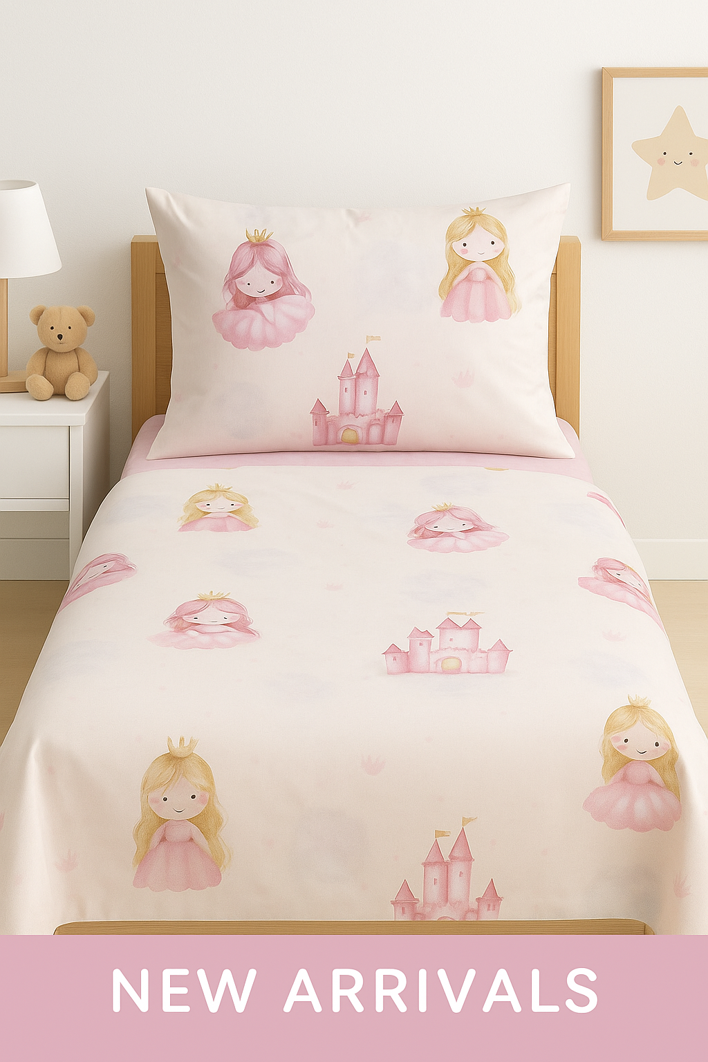 Little Princess Castle Bedsheet Set