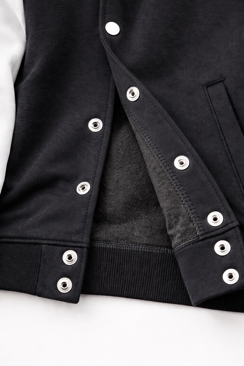 TinyTrendz Signature Varsity Jacket – Black & White