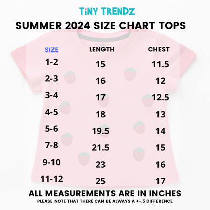 Kids Sweet Strawberry Delight Top (Bubblegum Pink)