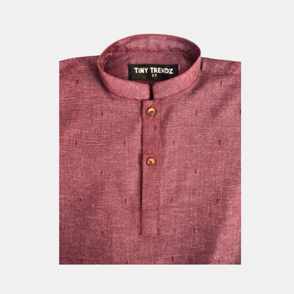 Maroon Ember Kurta