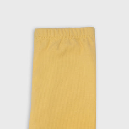 Solid Leggings for Girls Yellow